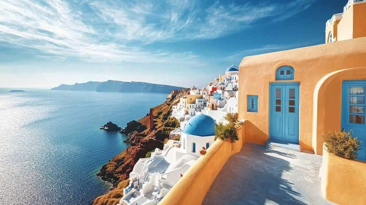 Santorini dan Keindahan Romantis Laut Aegea